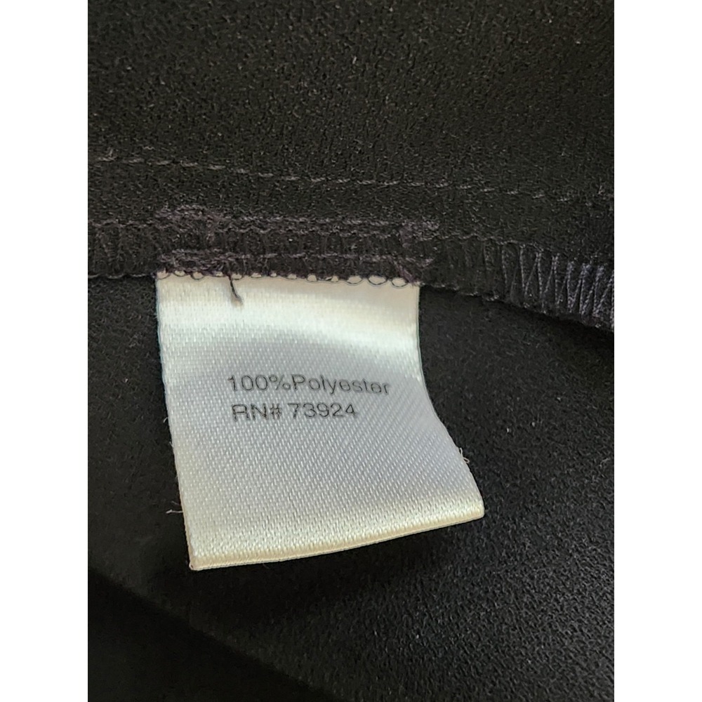 Ming Wang Tunic Top Black Size XL Grommet Detail Lightweight Edgy Travel - Picture 11 of 12